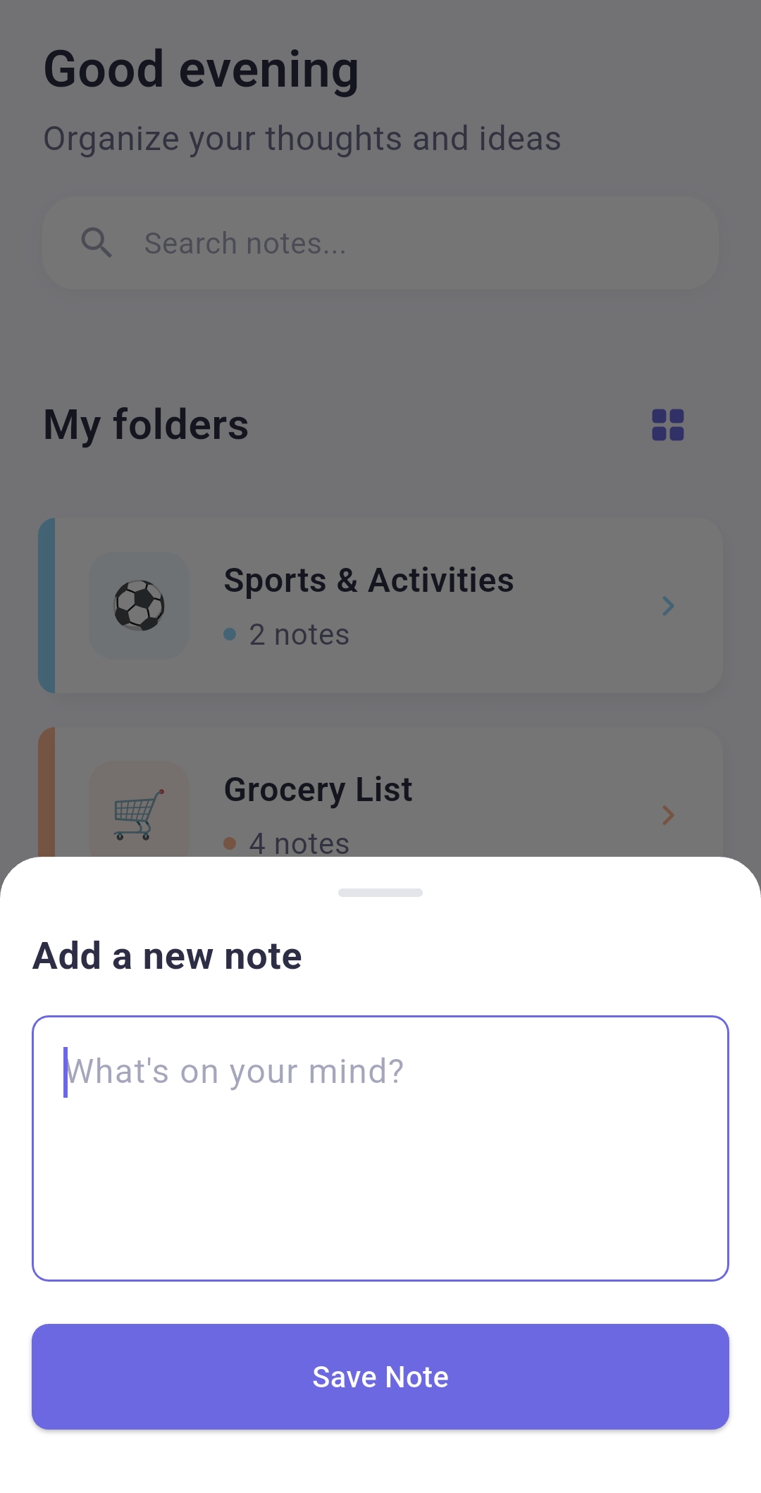 Capture ideas instantly